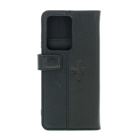 Pierre Cardin Pierre Cardin Zwart hoesje Samsung Galaxy S20 Ultra - Book Case - Echt leder Pierre Cardin Pierre Cardin Zwart hoesje Samsung Galaxy S20 Ultra - Book Case - Echt leder