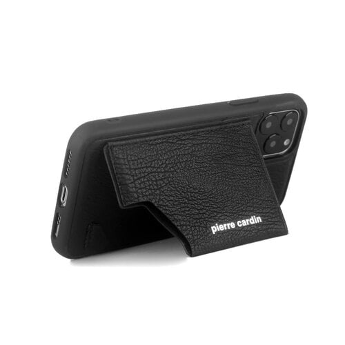 Pierre Cardin Pierre Cardin iPhone 12 Pro Max Backcover hoesje - Zwart