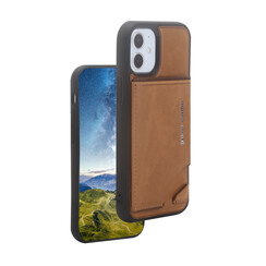 Pierre Cardin iPhone 12 - 12 Pro Back cover coque - Marron
