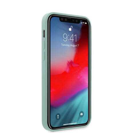 Guess Guess Apple iPhone 12 Mini Bleu Back cover coque - Logo métal Guess Guess Apple iPhone 12 Mini Bleu Back cover coque - Logo métal