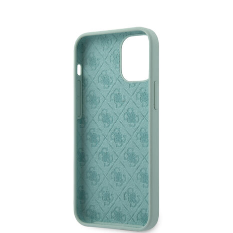 Guess Guess Apple iPhone 12 Mini Bleu Back cover coque - Logo métal Guess Guess Apple iPhone 12 Mini Bleu Back cover coque - Logo métal