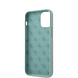Guess Guess Apple iPhone 12 Mini Blauw Backcover hoesje - Metal Logo Guess Guess Apple iPhone 12 Mini Blauw Backcover hoesje - Metal Logo
