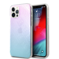 Guess Apple iPhone 12 Pro Max Blau Back-Cover hul - Gradient