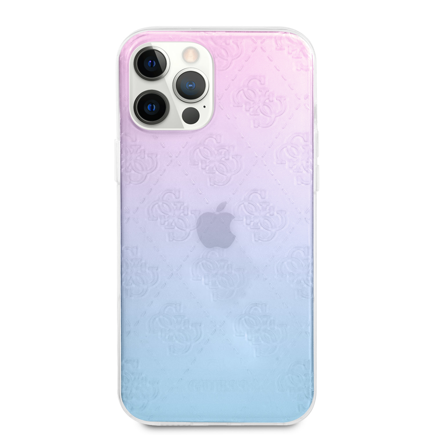 Guess Guess Apple iPhone 12 Pro Max Blauw Backcover hoesje - Gradient, foto 3 van 6
