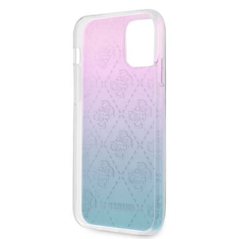 Guess Guess Apple iPhone 12 Pro Max Blue Back cover case - Gradient Guess Guess Apple iPhone 12 Pro Max Blue Back cover case - Gradient