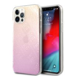Guess Apple iPhone 12 Pro Max Rosa Back-Cover hul - Gradient