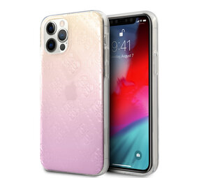Guess Guess Apple iPhone 12 Pro Max Rosa Back-Cover hul - Gradient Guess Guess Apple iPhone 12 Pro Max Rosa Back-Cover hul - Gradient