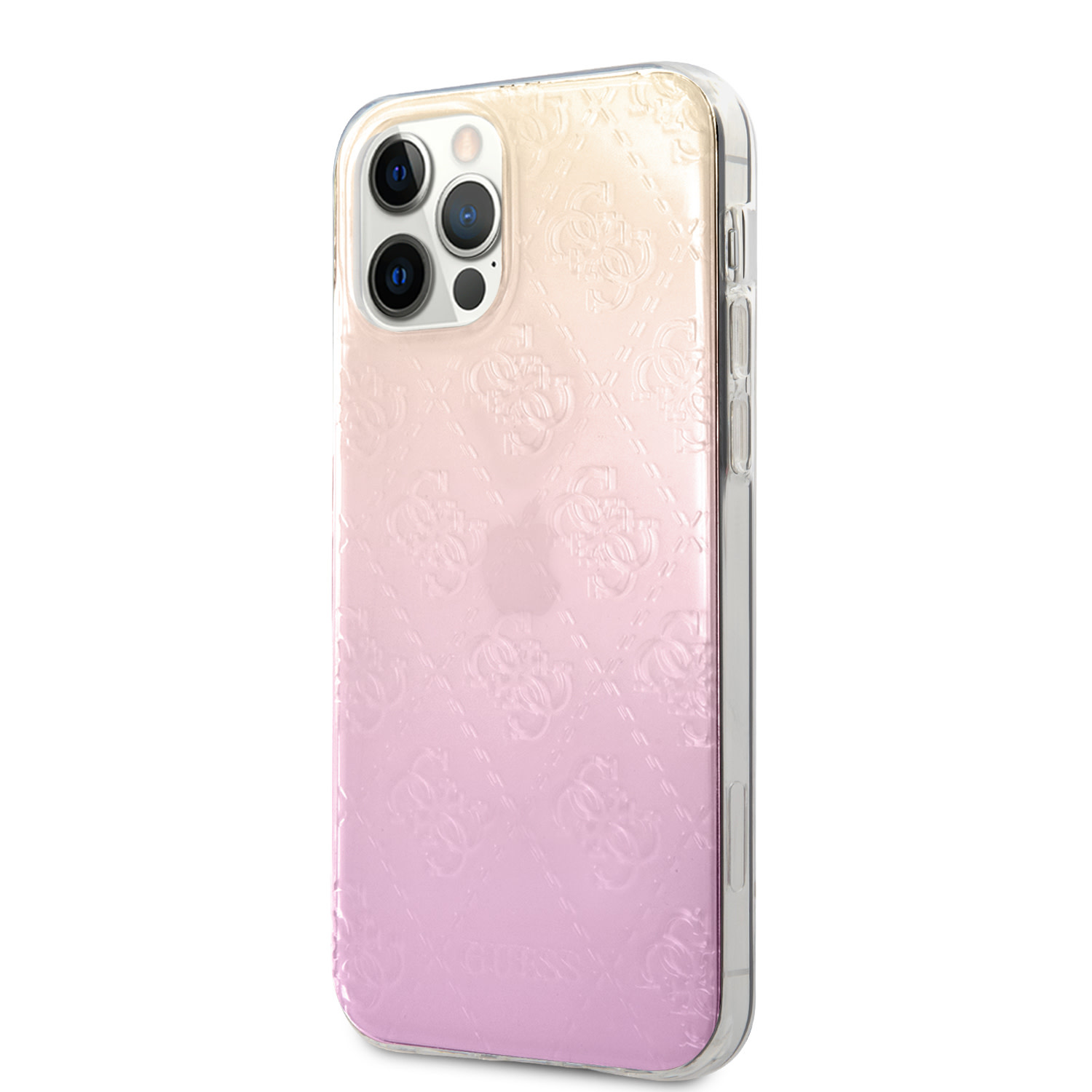 Guess Guess Apple iPhone 12 Pro Max Backcover hoesje Roze - Gradient, foto 2 van 6