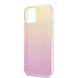 Guess Guess Apple iPhone 12 Pro Max Backcover hoesje Roze - Gradient Guess Guess Apple iPhone 12 Pro Max Backcover hoesje Roze - Gradient