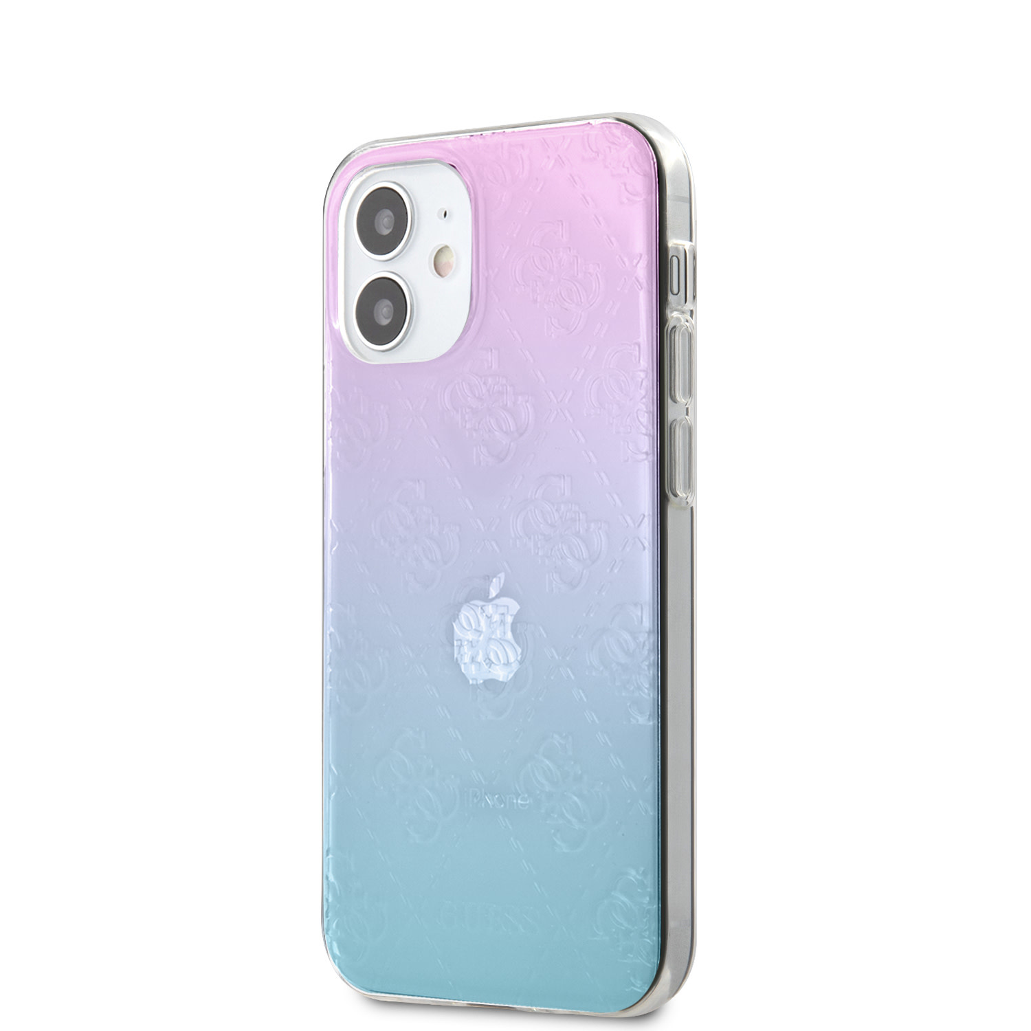 Guess Guess Apple iPhone 12 Mini Blauw Backcover hoesje - Gradient, foto 2 van 6