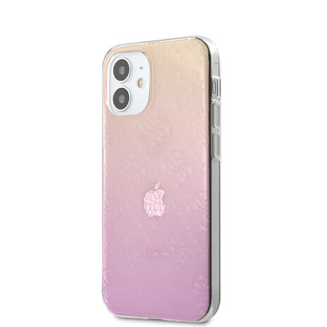 Guess Guess Apple iPhone 12 Mini Rosa Back-Cover hul - Gradient Guess Guess Apple iPhone 12 Mini Rosa Back-Cover hul - Gradient