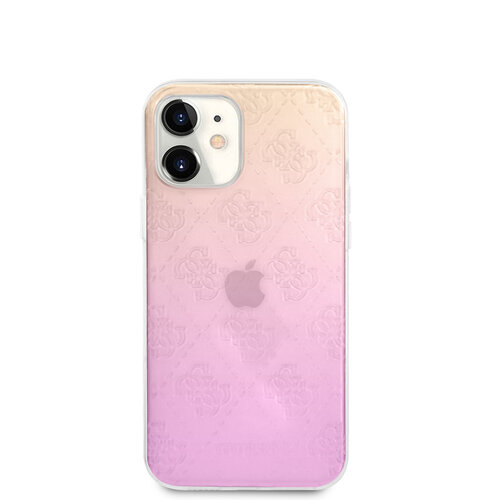 Guess Guess Apple iPhone 12 Mini Backcover hoesje Roze - Gradient