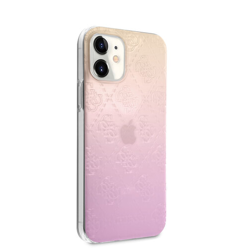 Guess Guess Apple iPhone 12 Mini Backcover hoesje Roze - Gradient