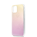 Guess Guess Apple iPhone 12 Mini Backcover hoesje Roze - Gradient