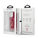 Guess Guess Apple iPhone 12 Mini Raspberry Backcover hoesje - Liquid Glitter Guess Guess Apple iPhone 12 Mini Raspberry Backcover hoesje - Liquid Glitter
