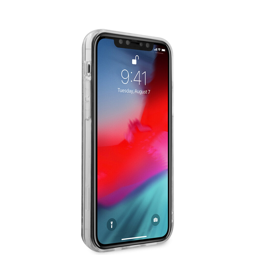 Guess Guess Apple iPhone 12 Mini Rose Back cover coque - Liquid Glitter Guess Guess Apple iPhone 12 Mini Rose Back cover coque - Liquid Glitter