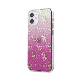 Guess Guess Apple iPhone 12 Mini Pink Back cover case - Gradient Guess Guess Apple iPhone 12 Mini Pink Back cover case - Gradient