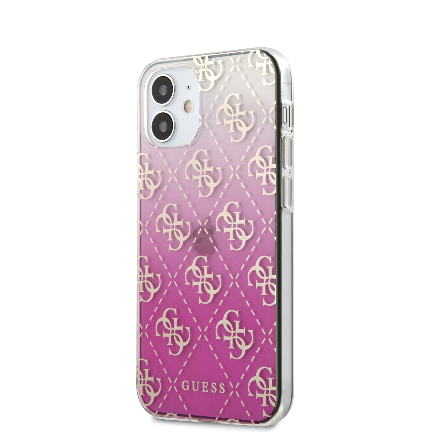 Guess Guess Apple iPhone 12 Mini Roze Backcover hoesje - Gradient