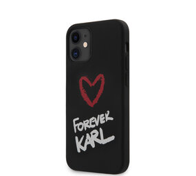 Karl Lagerfeld Karl Lagerfeld Apple iPhone 12 Mini Black Back cover case - Forever Karl Karl Lagerfeld Karl Lagerfeld Apple iPhone 12 Mini Black Back cover case - Forever Karl