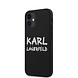 Karl Lagerfeld Karl Lagerfeld Apple iPhone 12 Mini Zwart Backcover hoesje - Graffiti Karl Lagerfeld Karl Lagerfeld Apple iPhone 12 Mini Zwart Backcover hoesje - Graffiti
