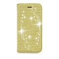 iPhone 7 Plus- iPhone 8 Plus Book Case hoesje - Goud - Pasjeshouder - Magneetsluiting