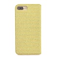 iPhone 7 Plus- iPhone 8 Plus Book Case hoesje - Goud - Pasjeshouder - Magneetsluiting