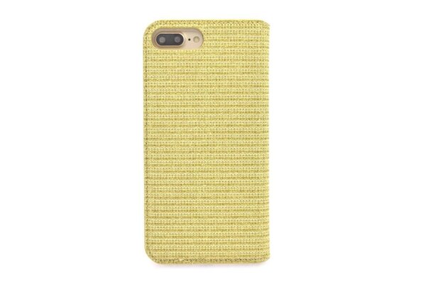 Apple iPhone 7 Plus; iPhone 8 Plus Titulaire de la carte Or Book type housse - Fermeture magnétique Apple iPhone 7 Plus; iPhone 8 Plus Titulaire de la carte Or Book type housse - Fermeture magnétique