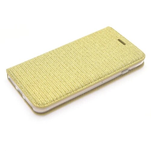 iPhone 7 Plus- iPhone 8 Plus Book Case hoesje - Goud - Pasjeshouder - Magneetsluiting