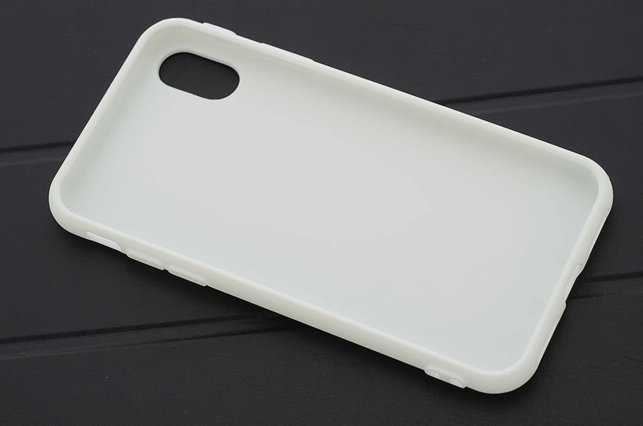 Silicone case Business for Apple iPhone X - White (8719273252208)