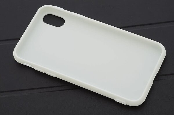 Silicone case Business for Apple iPhone X - White (8719273252208)