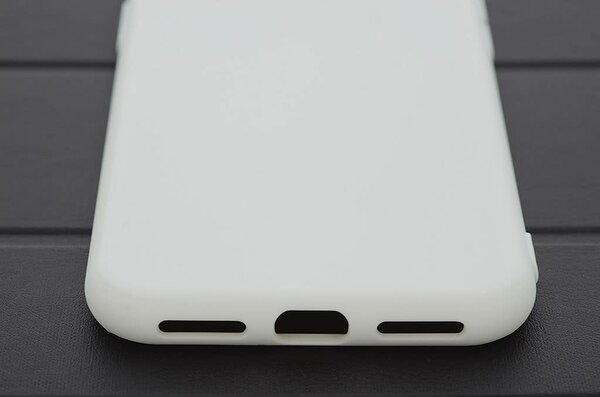 Silicone case Business for Apple iPhone X - White (8719273252208)