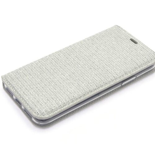 Zilver hoesje voor de iPhone X-Xs - Book Case - Pasjeshouder - Magneetsluiting
