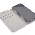 Zilver hoesje voor de iPhone X-Xs - Book Case - Pasjeshouder - Magneetsluiting