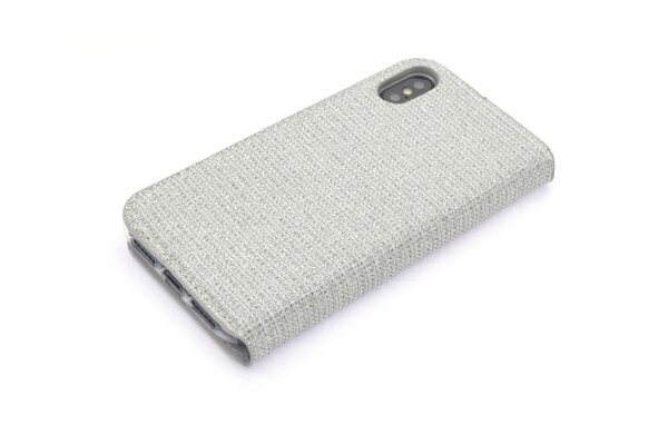 Apple iPhone X; iPhone Xs Card holder Silver Book type case for iPhone X; iPhone Xs Magnetic closure Apple iPhone X; iPhone Xs Card holder Silver Book type case for iPhone X; iPhone Xs Magnetic closure