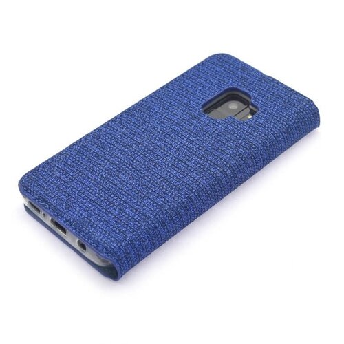 Blauw hoesje voor de Galaxy S9 Book Case - Pasjeshouder - Magneetsluiting (G960)
