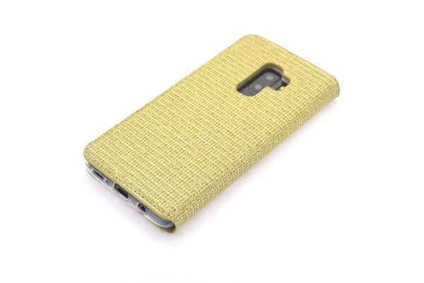 Samsung Galaxy S9+ Kartenhalter Gold Book-Case hul -Magnetverschluss - Kunststof;TPU Samsung Galaxy S9+ Kartenhalter Gold Book-Case hul -Magnetverschluss - Kunststof;TPU