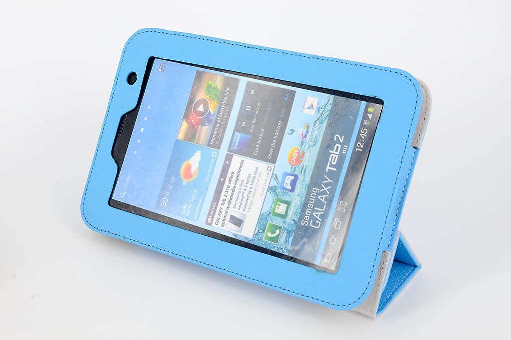 Samsung L Blauw Book Case Tablet voor Galaxy Tab 2 7.0, foto 4 van 4