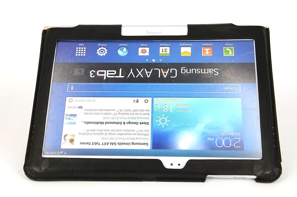 Samsung Zwart Book Case Tablet voor Galaxy Tab 3, foto 3 van 4