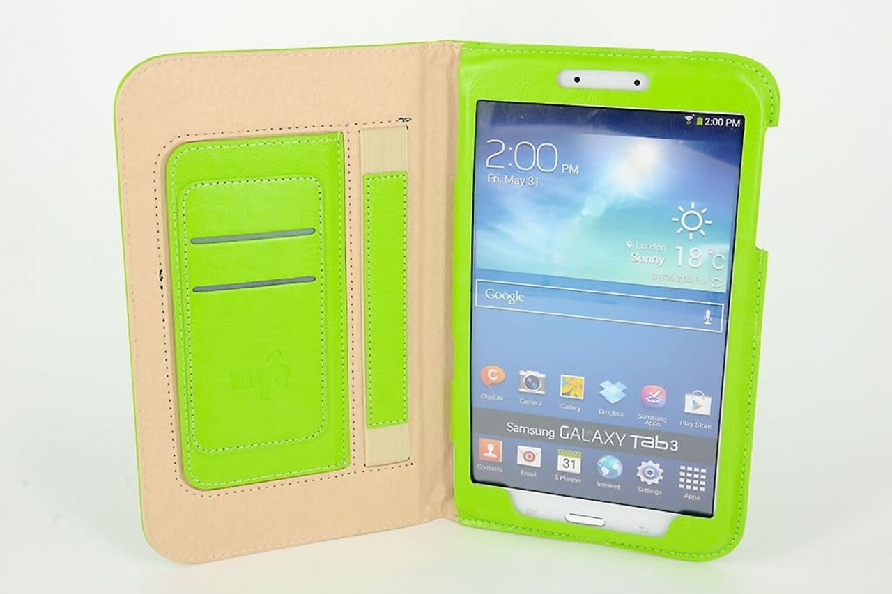 Samsung Groen Book Case Tablet voor Galaxy Tab 3 8.0 Samsung Groen Book Case Tablet voor Galaxy Tab 3 8.0