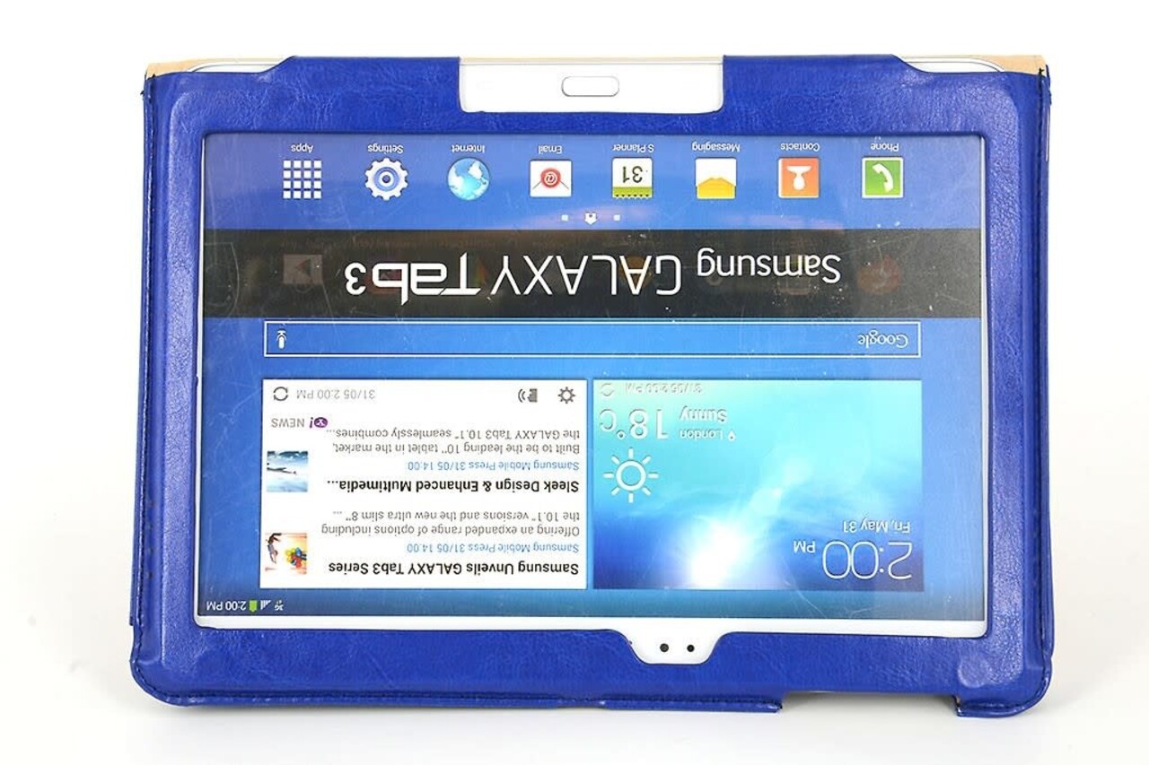 Samsung Blau Book Case Tablet für Galaxy Tab 3 Samsung Blau Book Case Tablet für Galaxy Tab 3