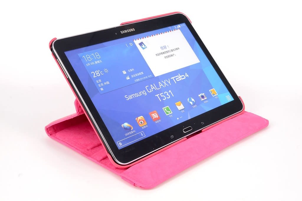 Samsung Roze Book Case Tablet voor Galaxy Tab 3 10.0, foto 5 van 5
