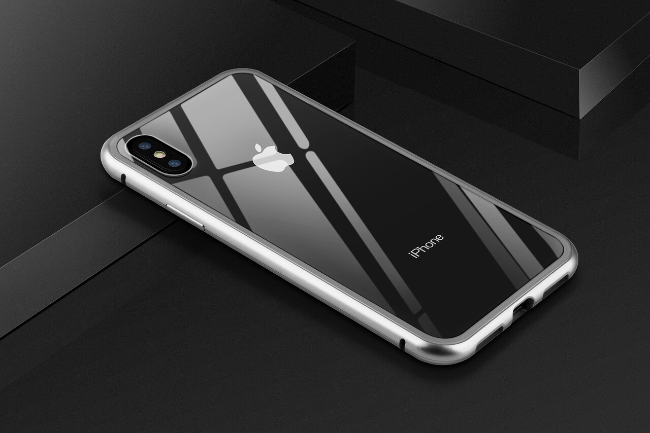 Backcover für iPhone Xs Max - Silber Backcover für iPhone Xs Max - Silber