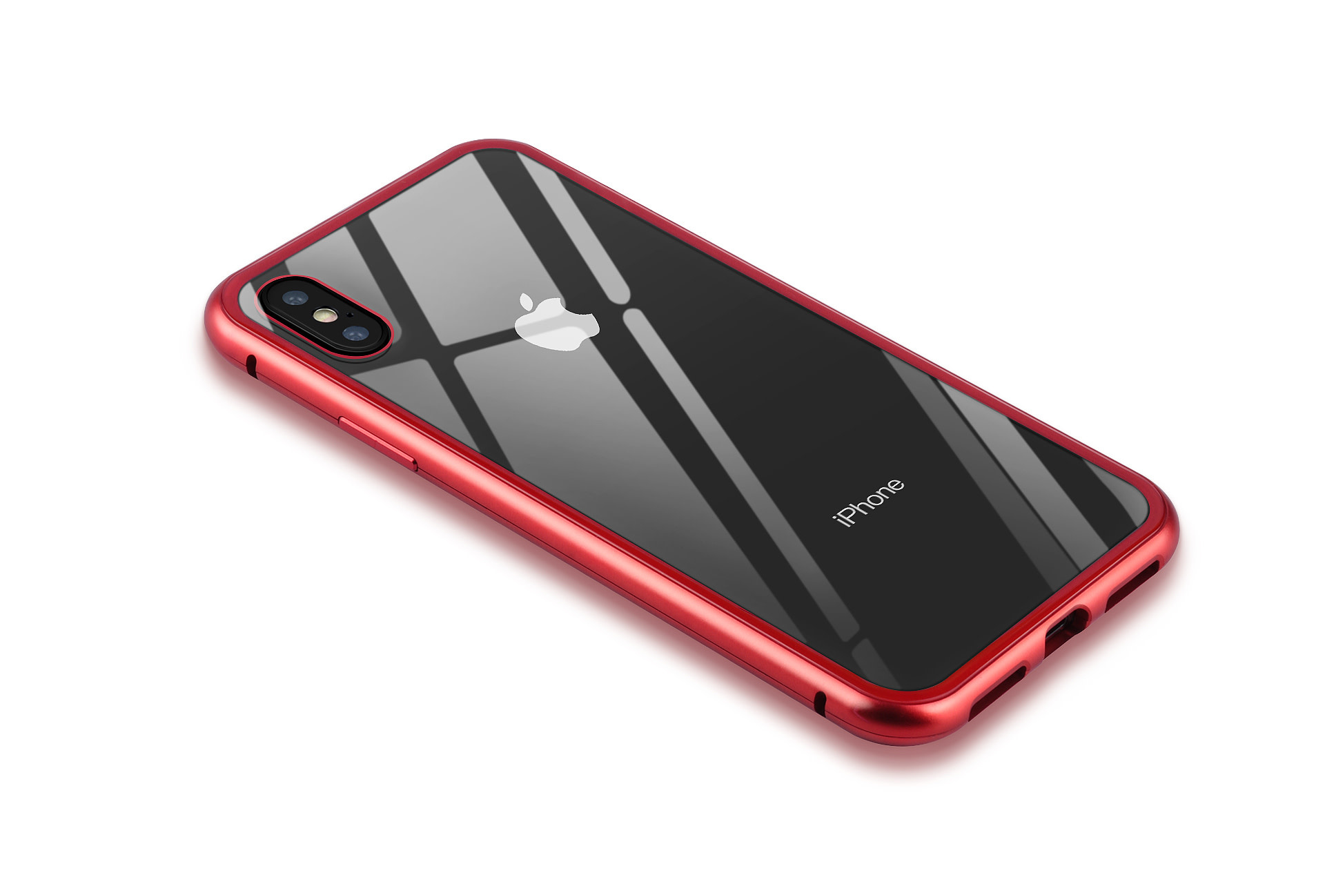 Backcover voor Apple iPhone Xs Max - Rood, foto 6 van 6