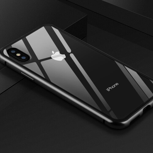 Backcover voor Apple iPhone Xs Max - Zwart