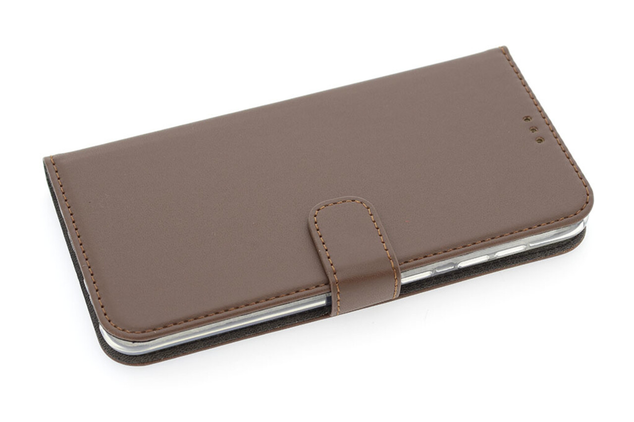 Samsung Galaxy A30 Kartenhalter Braun Book-Case hul -Magnetverschluss - Kunststof;TPU Samsung Galaxy A30 Kartenhalter Braun Book-Case hul -Magnetverschluss - Kunststof;TPU