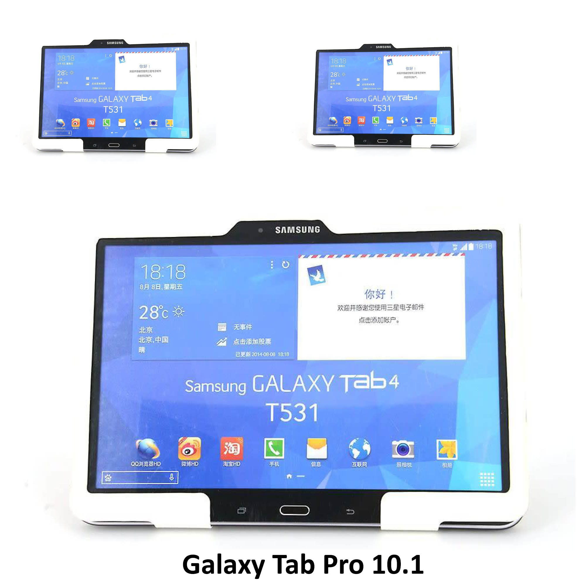 Samsung Wit Book Case Tablet voor Galaxy Tab 4 10.1, foto 4 van 4