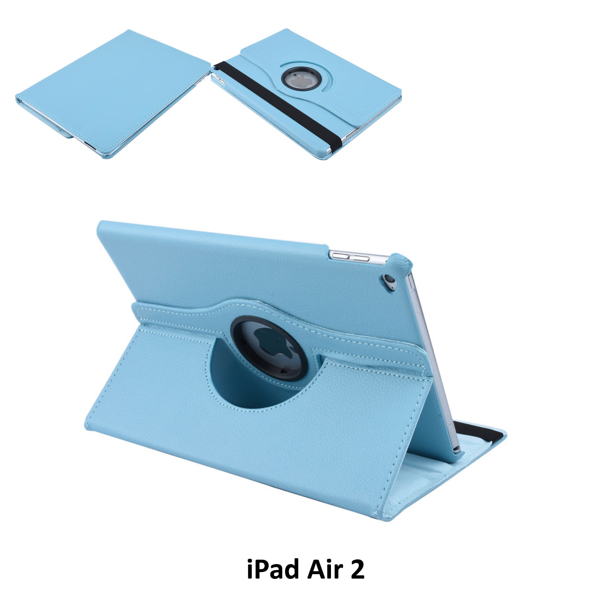 Chemicaliën Glimp Dubbelzinnig Apple iPad Air 2 tablet hoes - book case L Blauw - NT Mobiel Accessoires -  Nederland