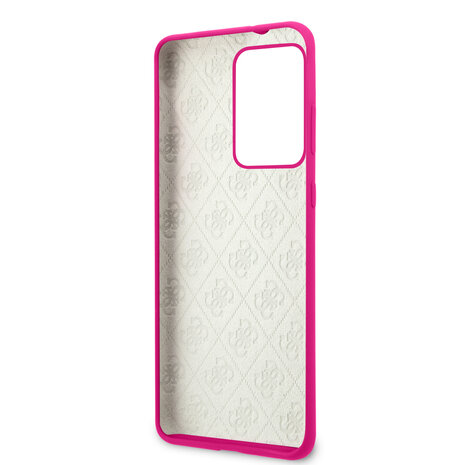 Guess Guess Galaxy S20 Ultra Fuchsia Back-Cover hul - GUHCS69LS4GFU Guess Guess Galaxy S20 Ultra Fuchsia Back-Cover hul - GUHCS69LS4GFU