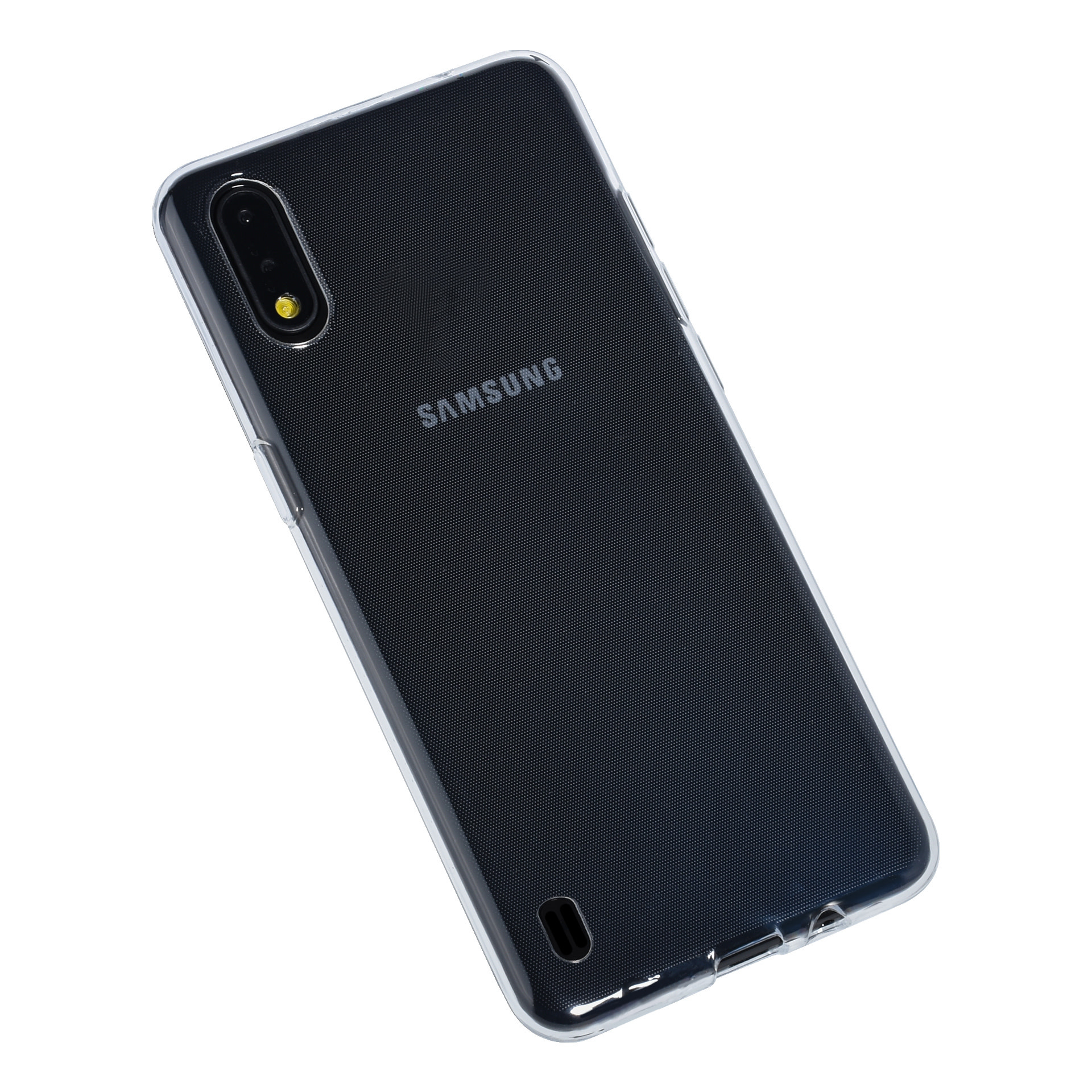 Samsung Galaxy A01 Transparant Backcover hoesje - Zachte aanraking, foto 4 van 4