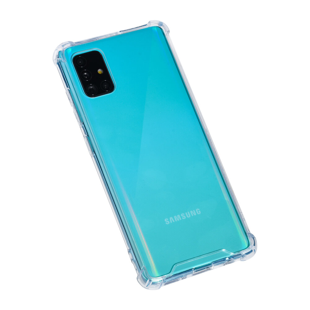 Samsung Galaxy A51 Transparent Back-Cover hul - Anti-Shock Samsung Galaxy A51 Transparent Back-Cover hul - Anti-Shock